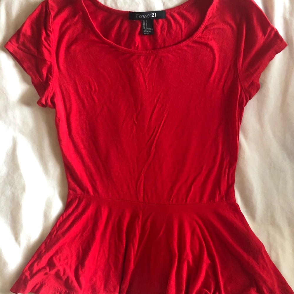 Forever 21 Peplum Top